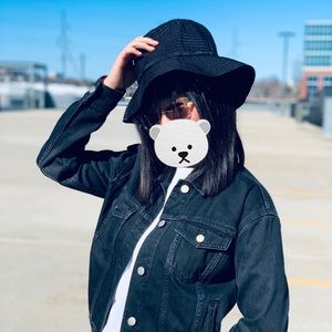 San Diego hat- Ribbon Medium Brim Floppy